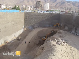 مراحل اجرای نیلینگ: از گودبرداری مقطعی تا رویه‌ی شاتکریت
